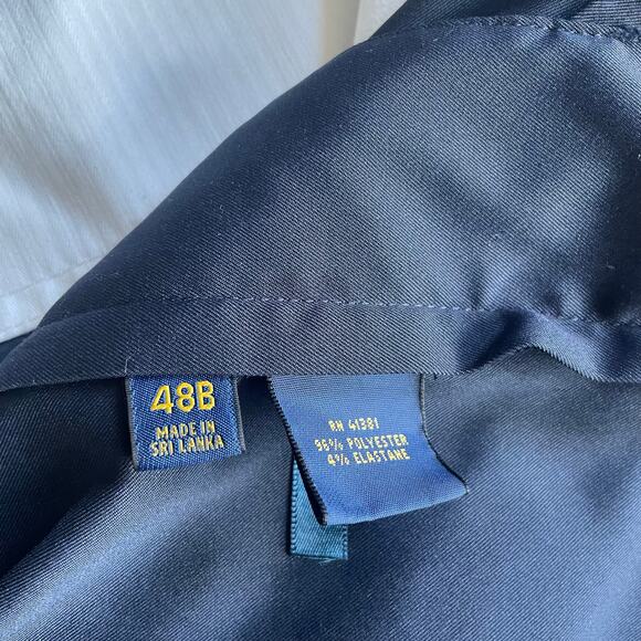 Polo Ralph Lauren Mens Size 48B Performance Shorts Navy Blue Stretch Classic Fit - Picture 5 of 10